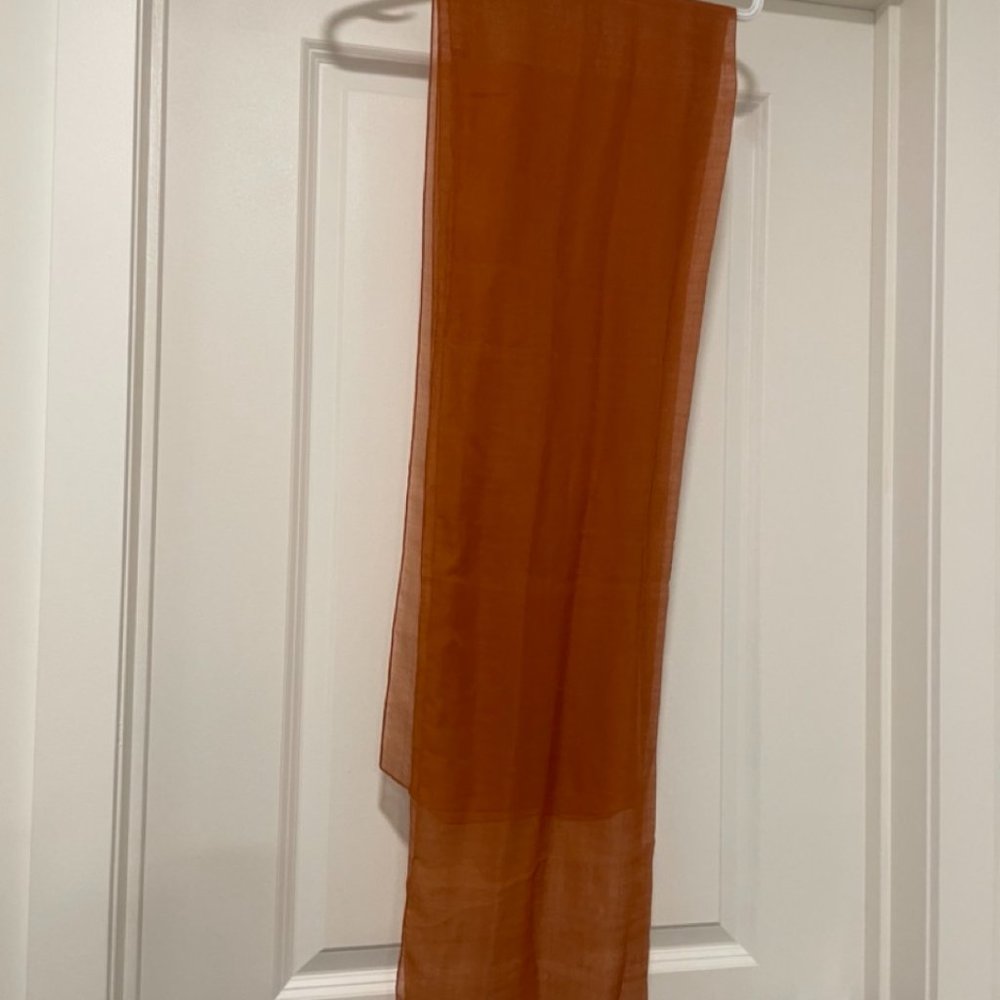 Orange scarf - Made in Italy